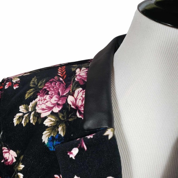 Lane Bryant The Bryant Blazer Plus Petite size 18P Black Floral Blazer NWT - Picture 6 of 10